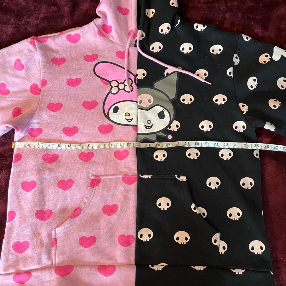 Dumbgood Sanrio Kuromi & My Melody Pullover Hoodie - Picture 4 of 10